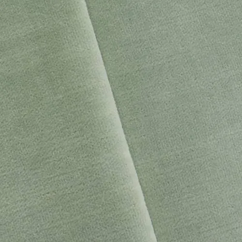 3 7/8 YD PC - Mint Green Velveteen Home Decorating Fabric