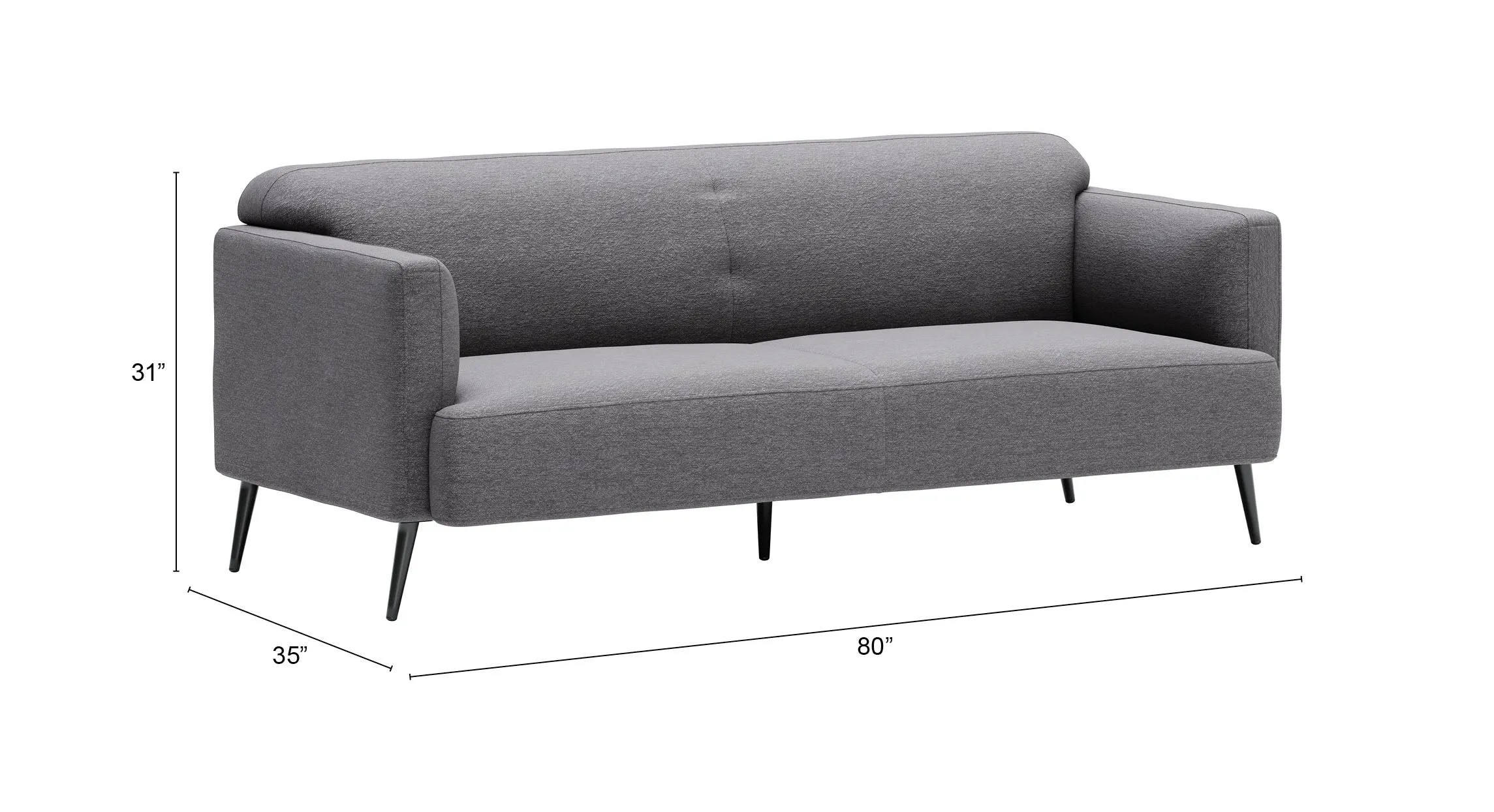 Amsterdam Sofa Slate Gray