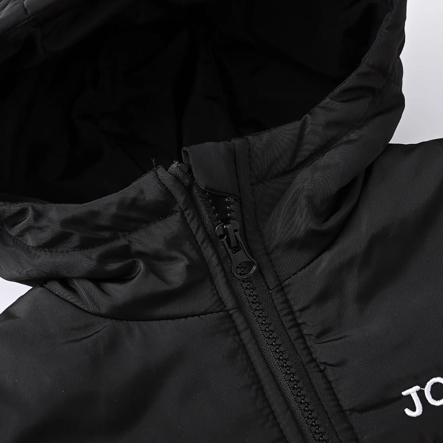 Boys Down Jacket Hood Thick Warm Winter Coat Parka Padded Color Block Outerwear Puffer Water-esistant Jacket