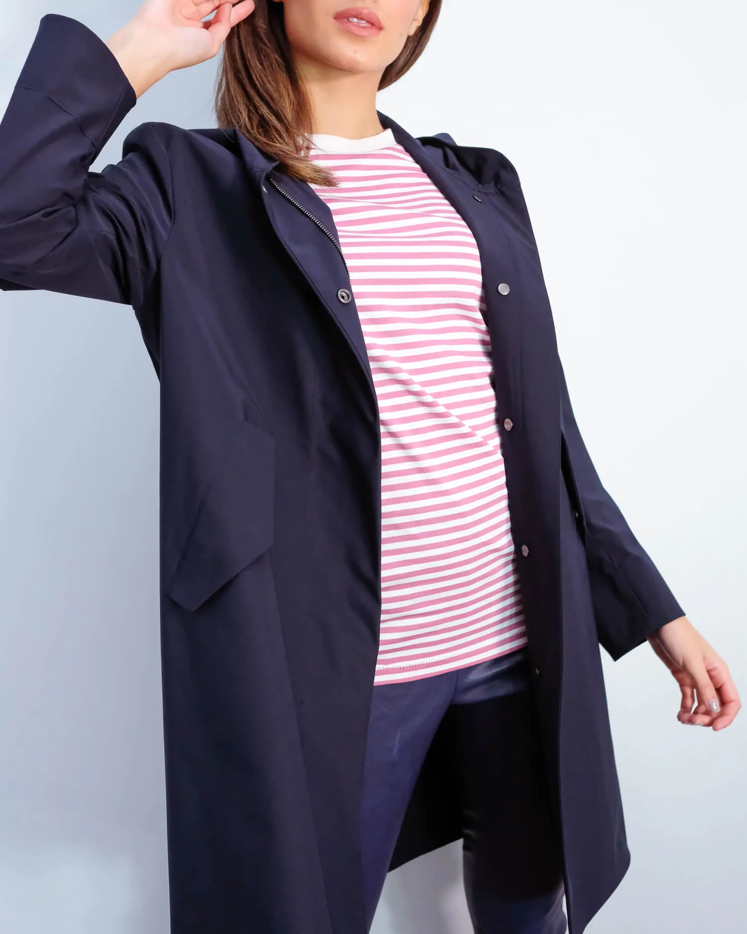 HWL Fishtale parka light technic in dark blue