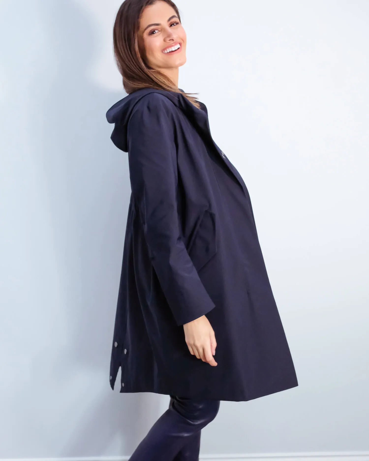 HWL Fishtale parka light technic in dark blue