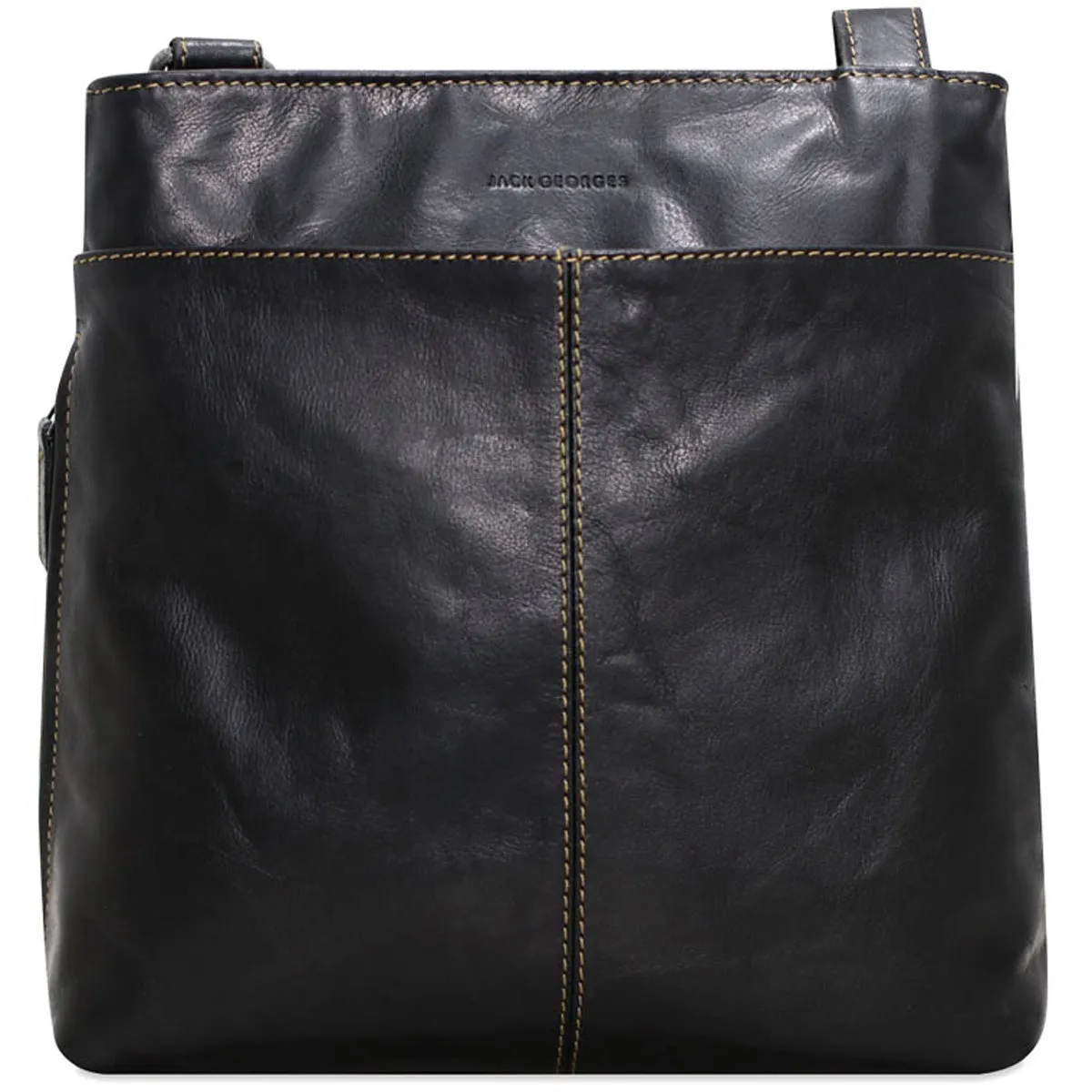 Jack Georges Voyager Small Zippered Crossbody Bag 7880