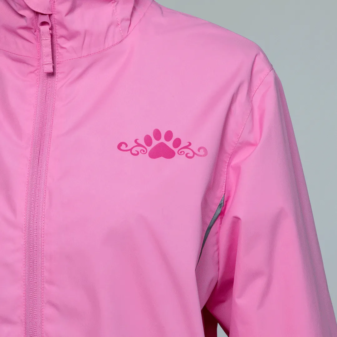 Magical Print Paw Print Rain Jacket