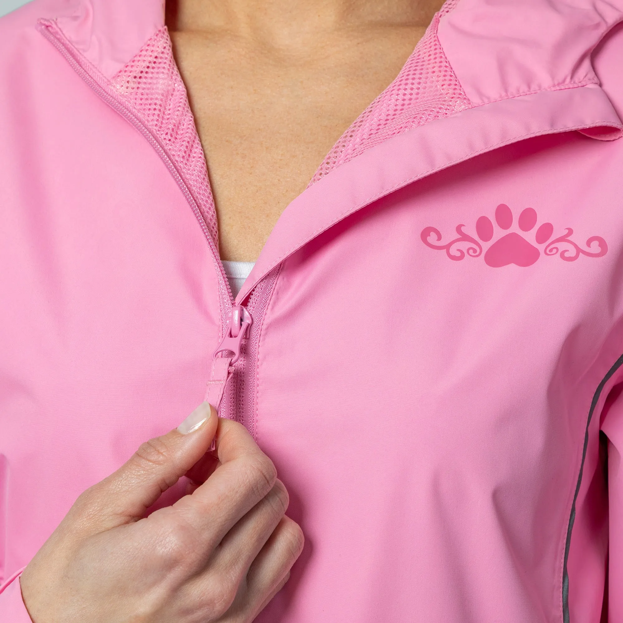 Magical Print Paw Print Rain Jacket