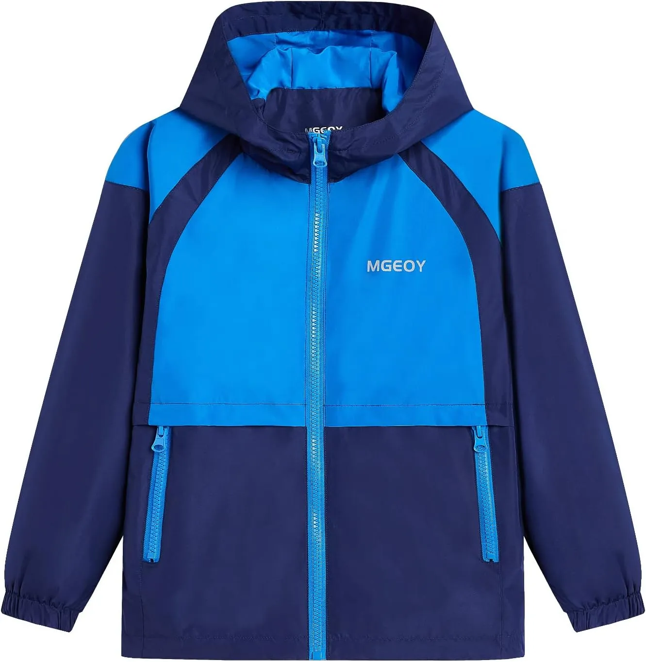MGEOY Kids Rain Jackets Waterproof with Hood Lightweight Rain Coats for Girls Boys