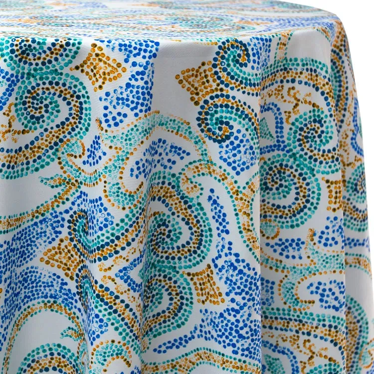 Oval Tablecloths with Prints