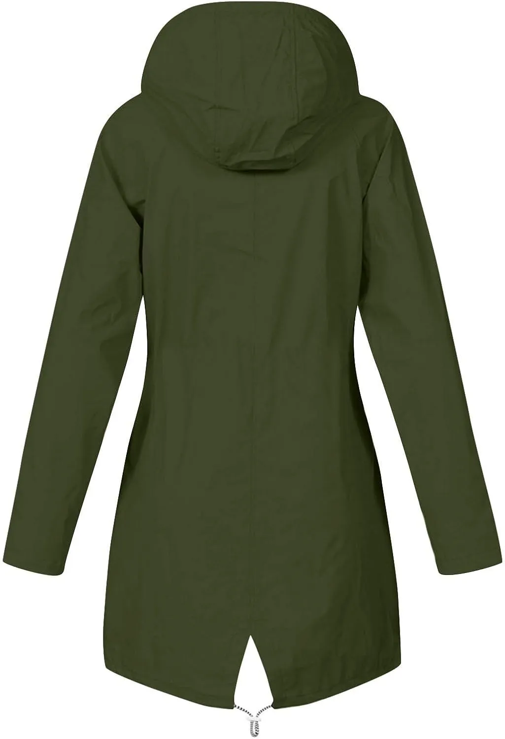 Raincoat Women Waterproof Long Hooded Trench Coats 2024 Lined Windbreaker Casual Travel Jacket