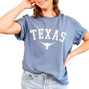 Texas T-Shirt for Men, Women, Unisex - Lone Star State Graphic Tee - Retro Looked Short Sleeve Crew Neck Top - 100% Cotton
