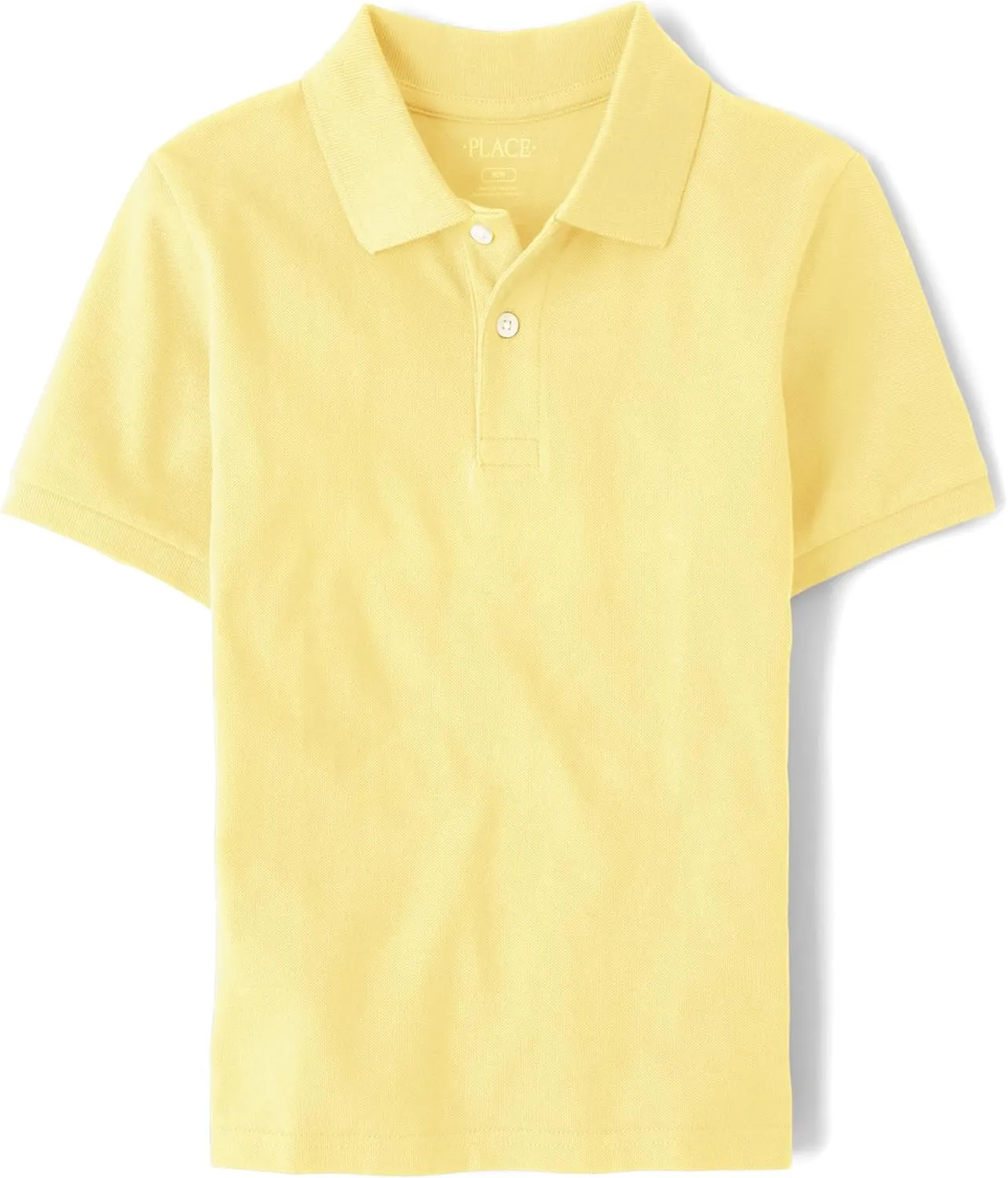 The Children's Place boys Uniform Pique Polo Shirt, New Yellow, X-Large US