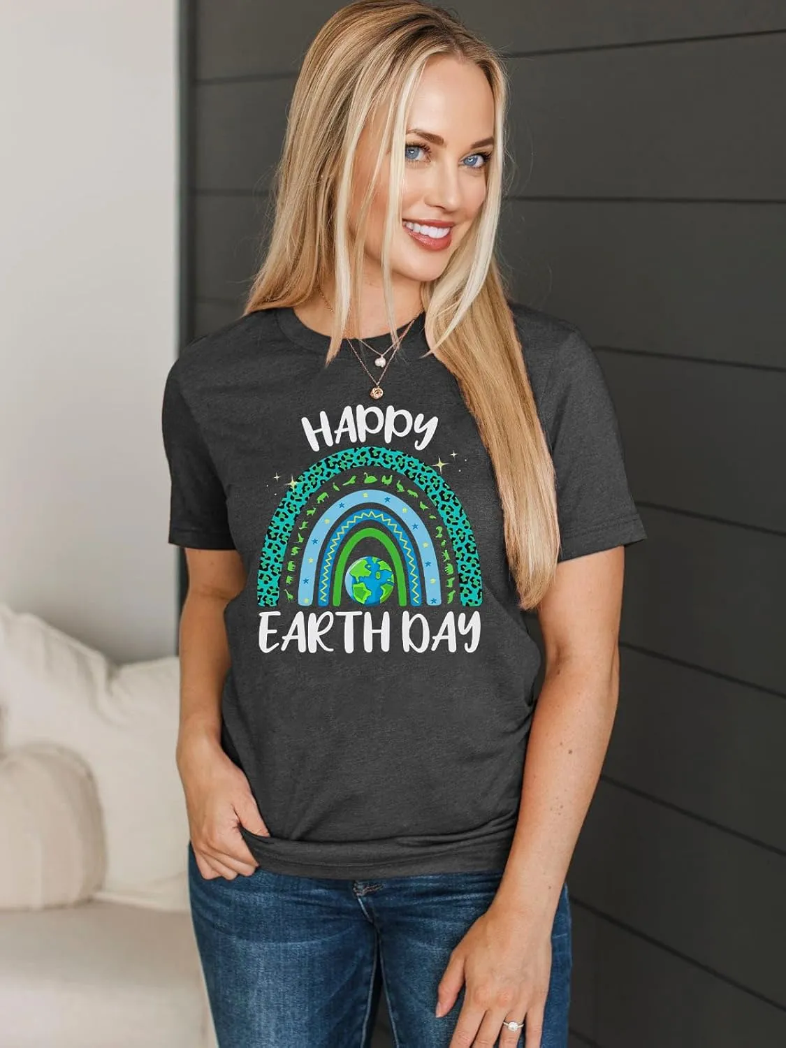 Women Earth Day Shirt Save The Planet Tshirt Protect Nature Environmental and Recycling Graphic Tee Tops