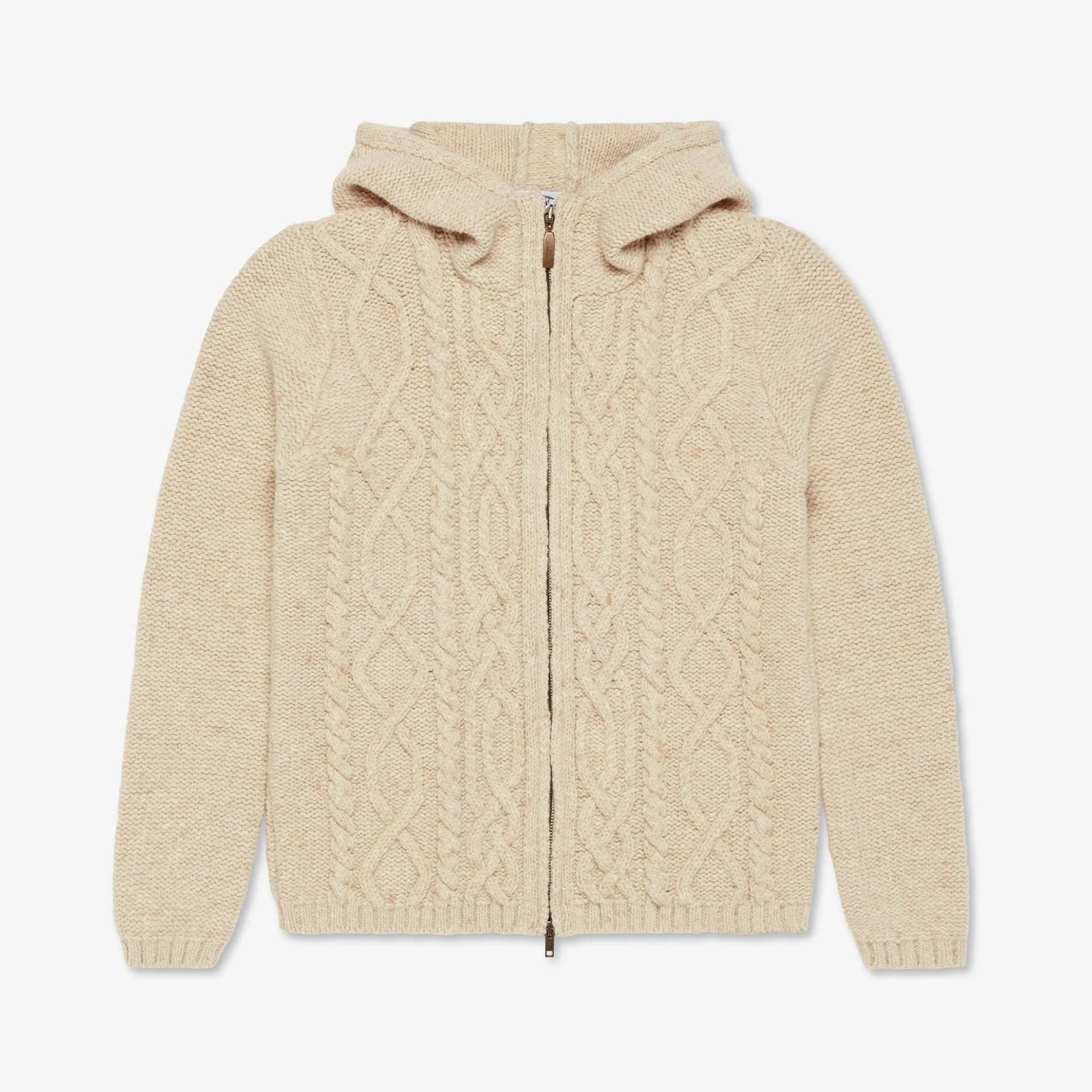 Women's Cashmere Aran Hoodie