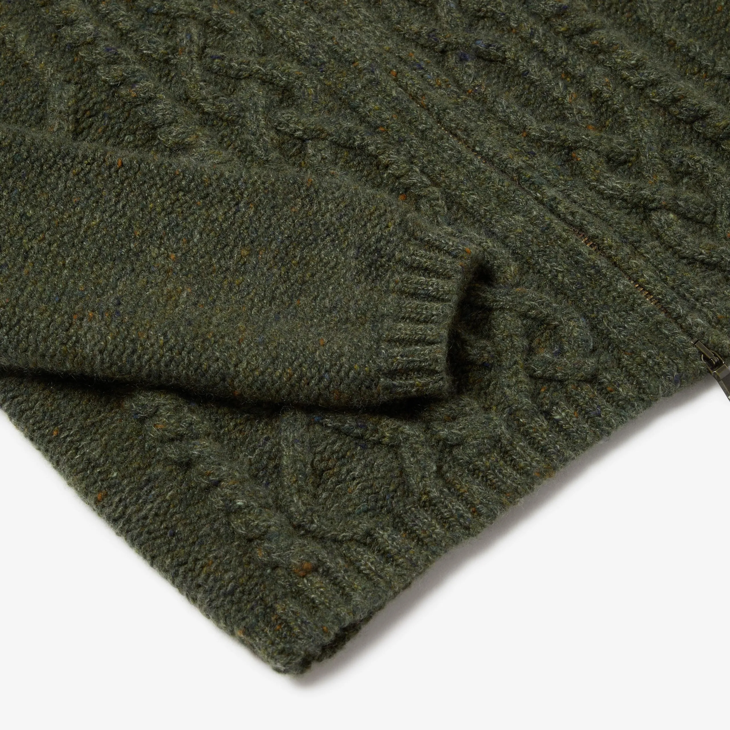Women's Cashmere Aran Hoodie