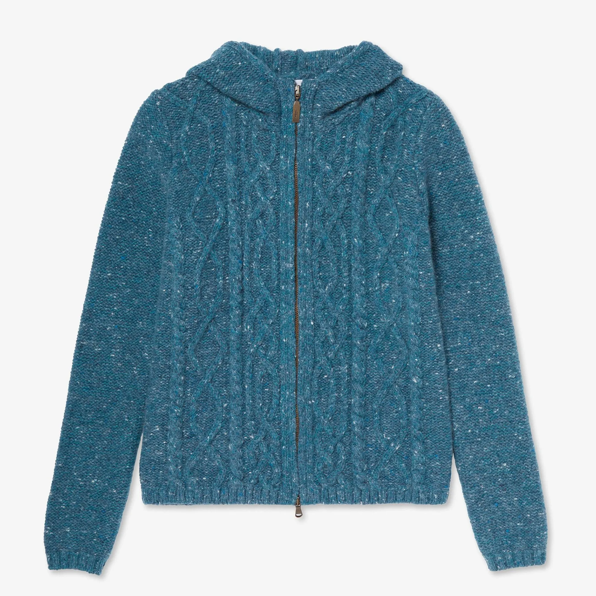 Women's Cashmere Aran Hoodie