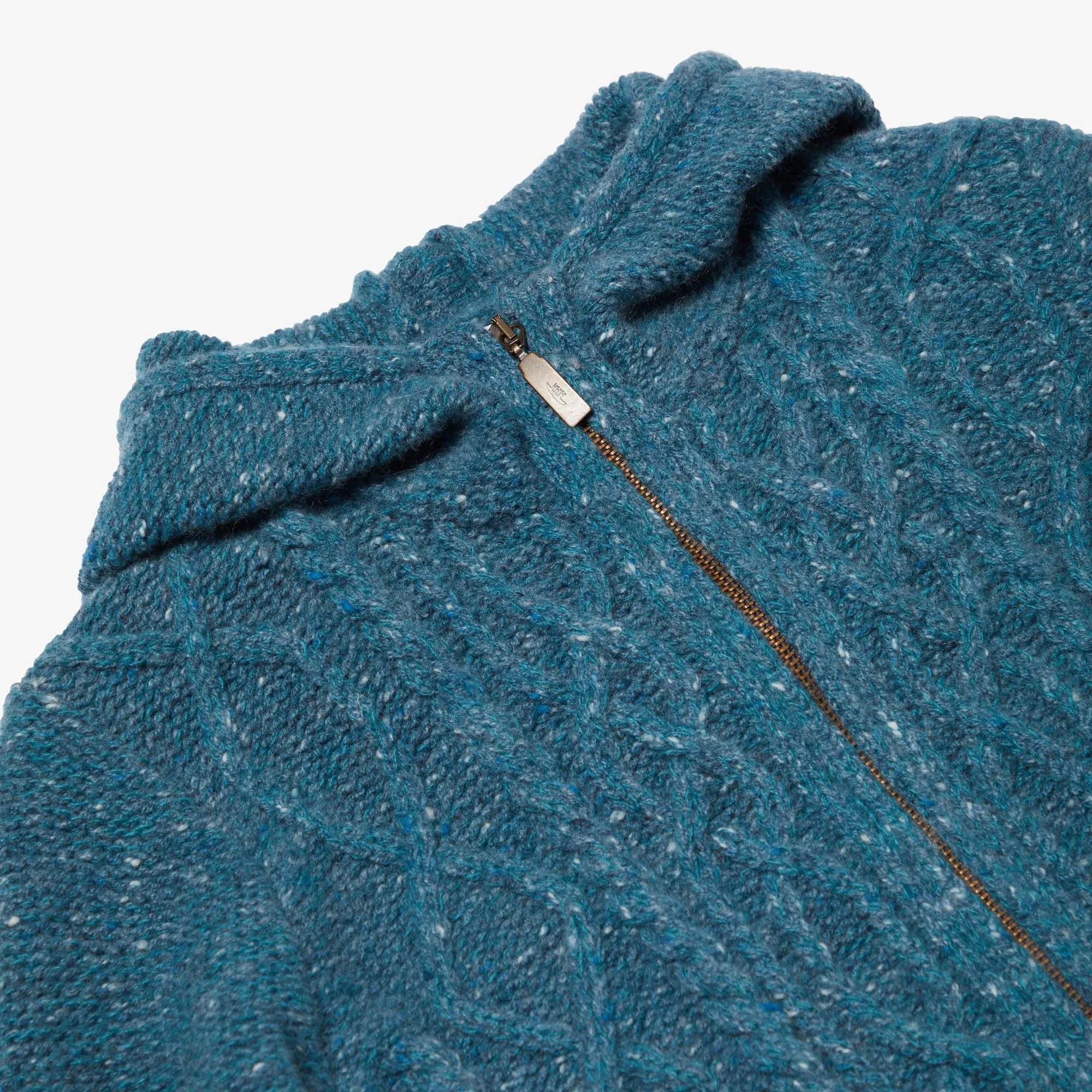 Women's Cashmere Aran Hoodie