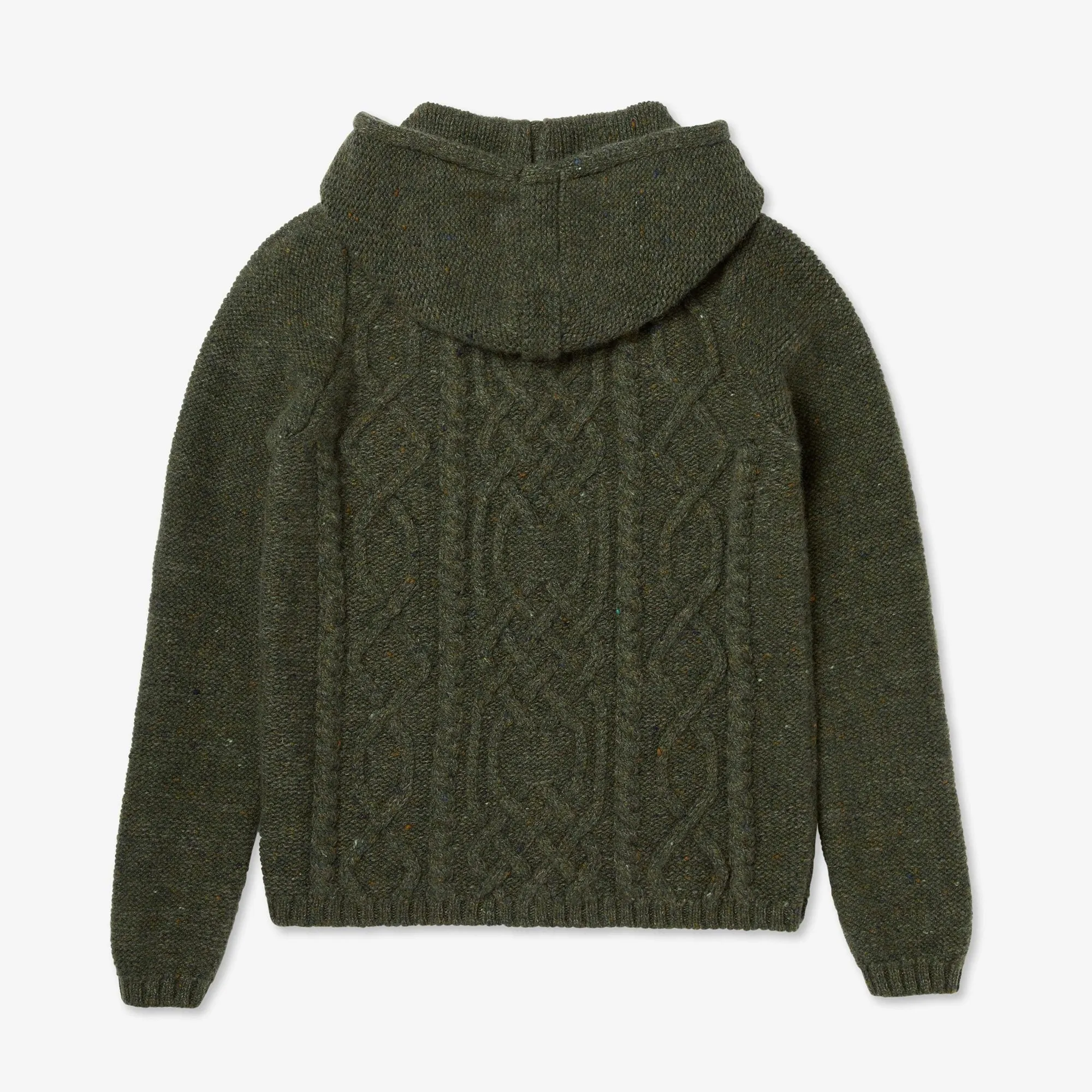 Women's Cashmere Aran Hoodie