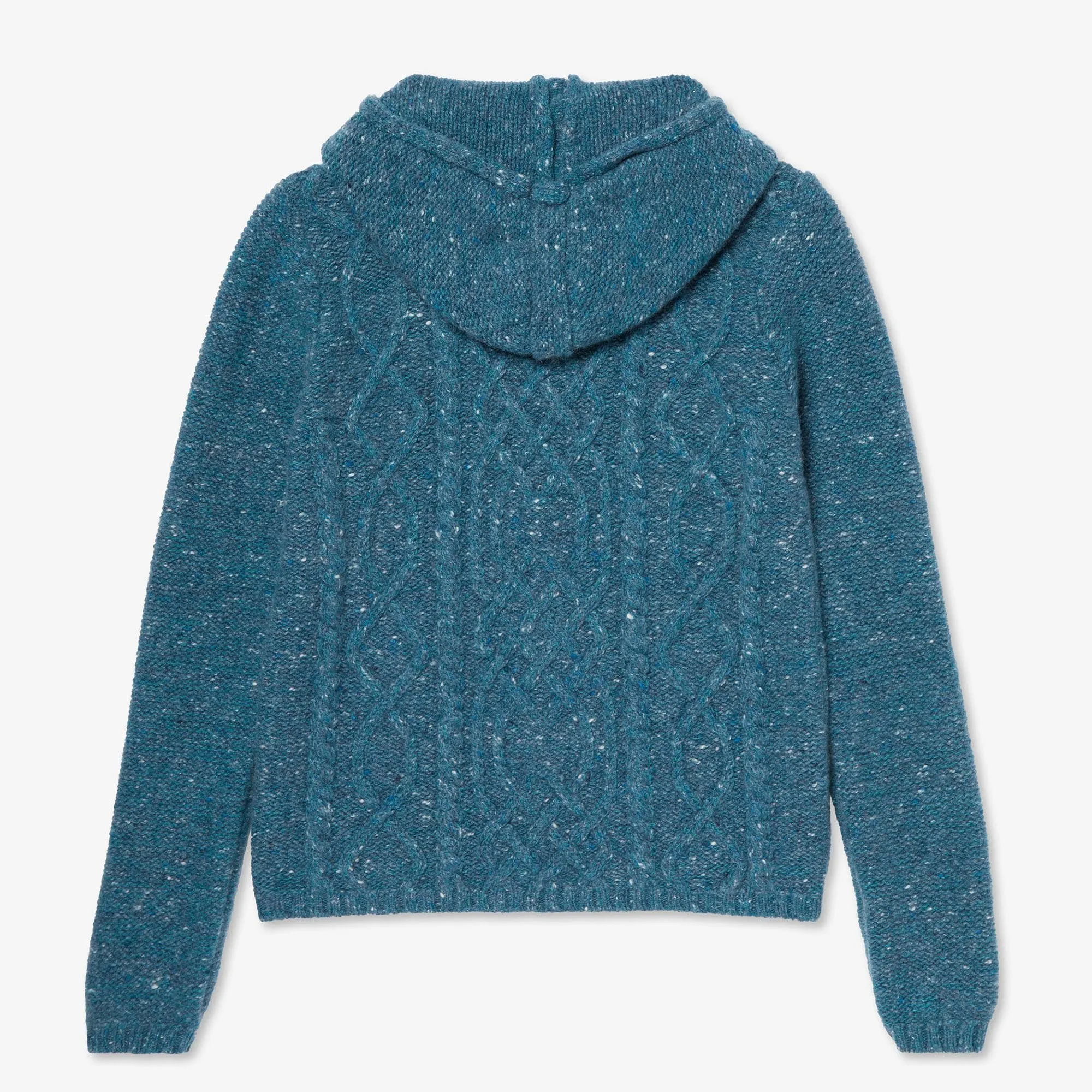 Women's Cashmere Aran Hoodie