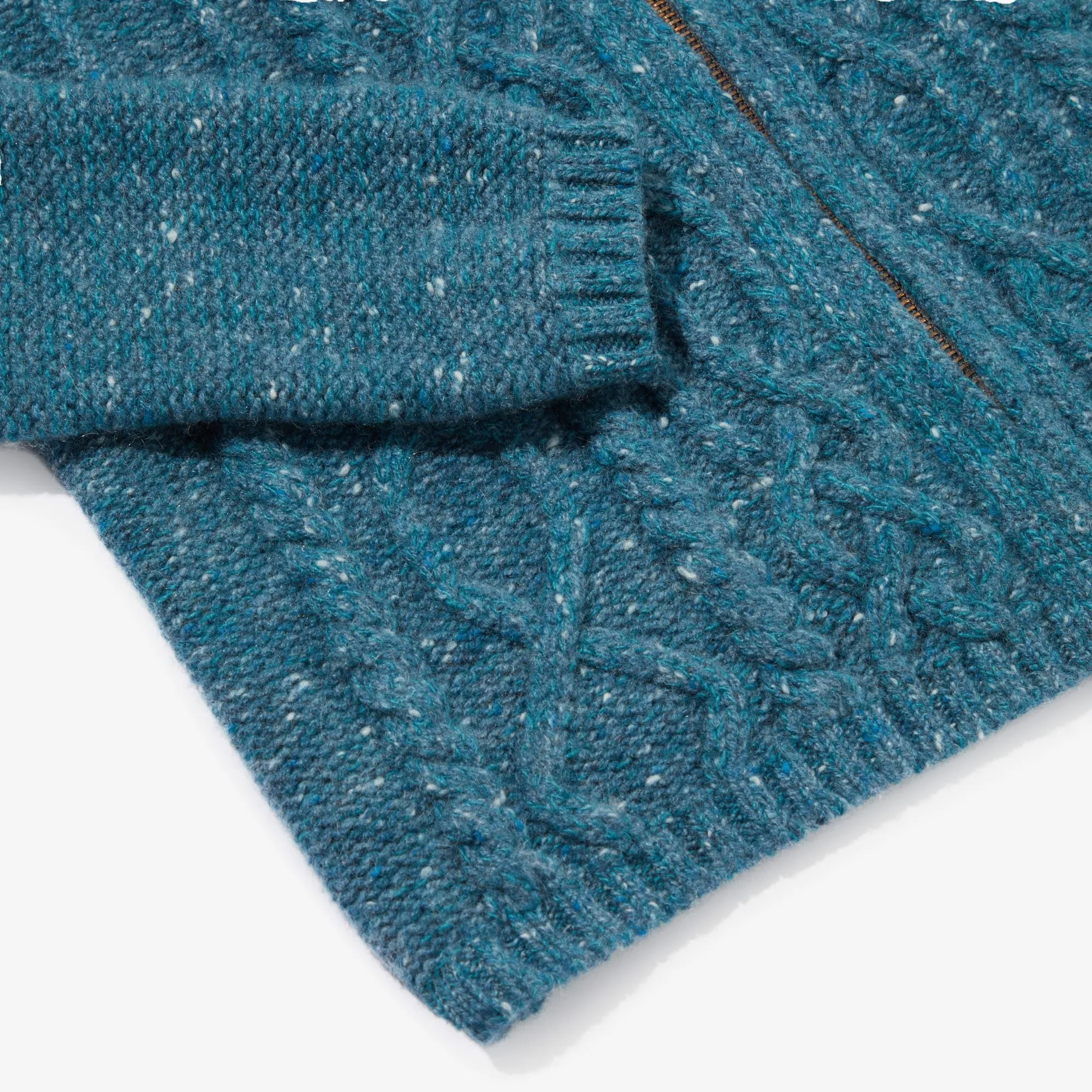 Women's Cashmere Aran Hoodie