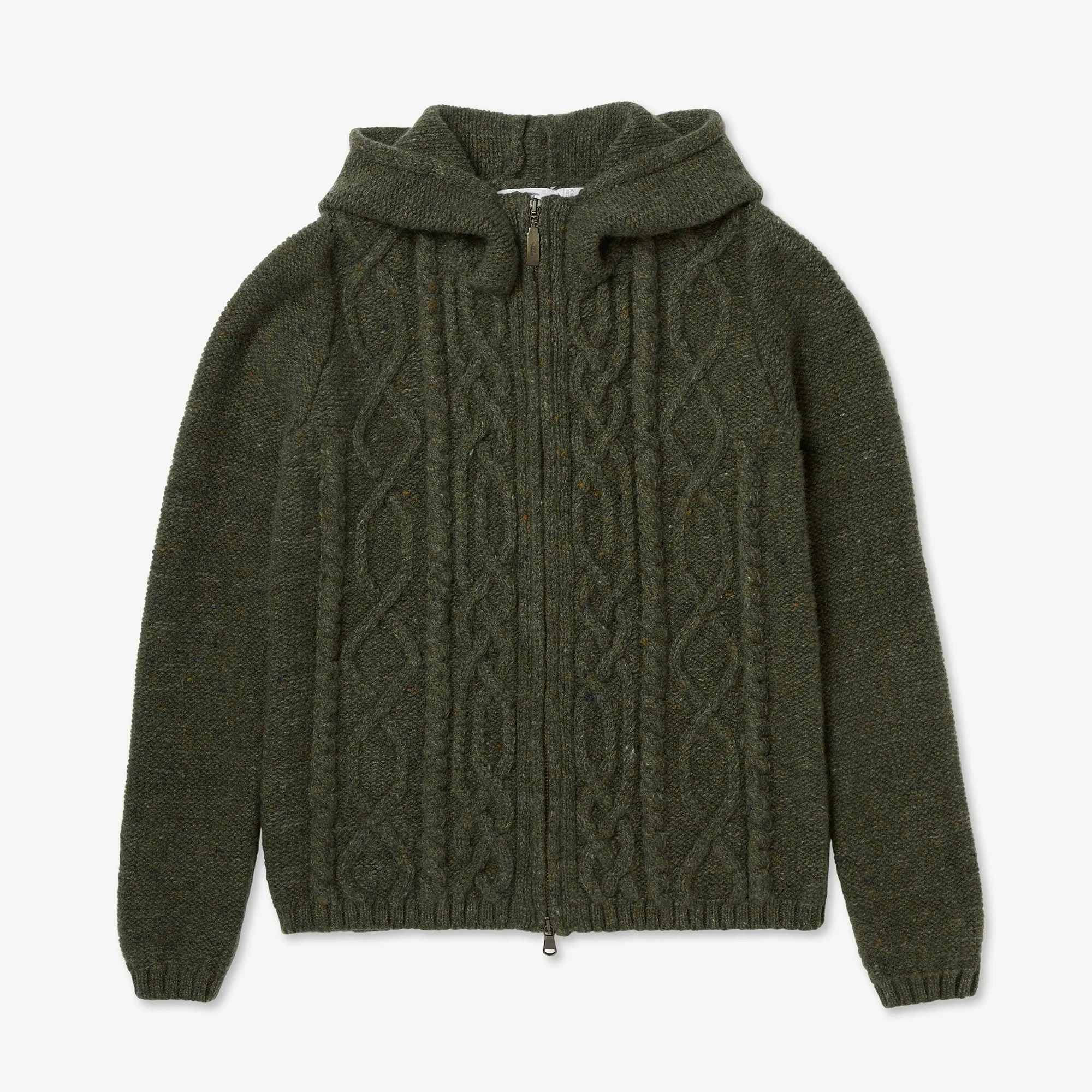 Women's Cashmere Aran Hoodie