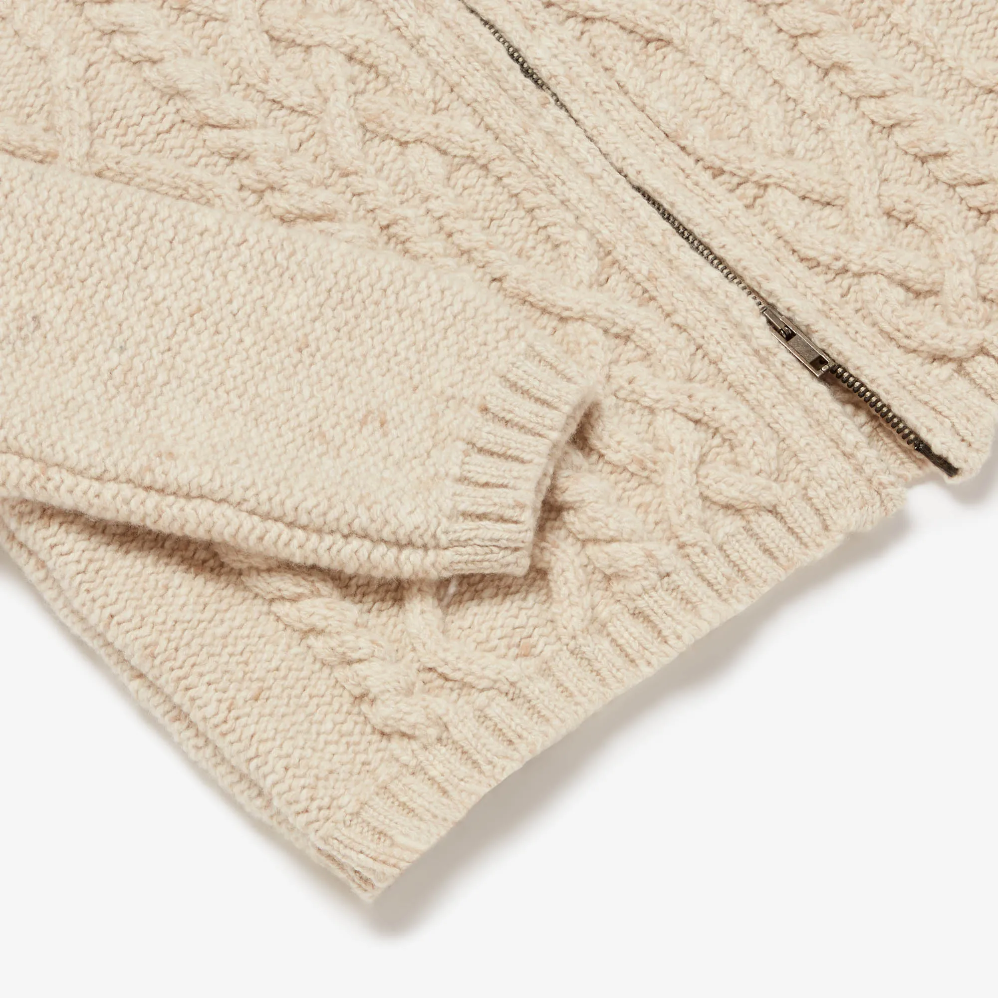 Women's Cashmere Aran Hoodie