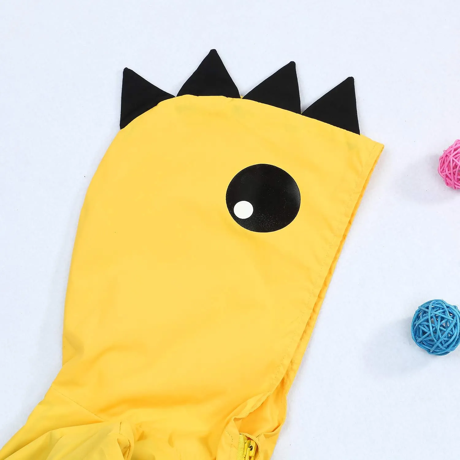 YOUNGER TREE Toddler Baby Boy Girl Duck Raincoat Cute Cartoon Hoodie Zipper Coat Outfit