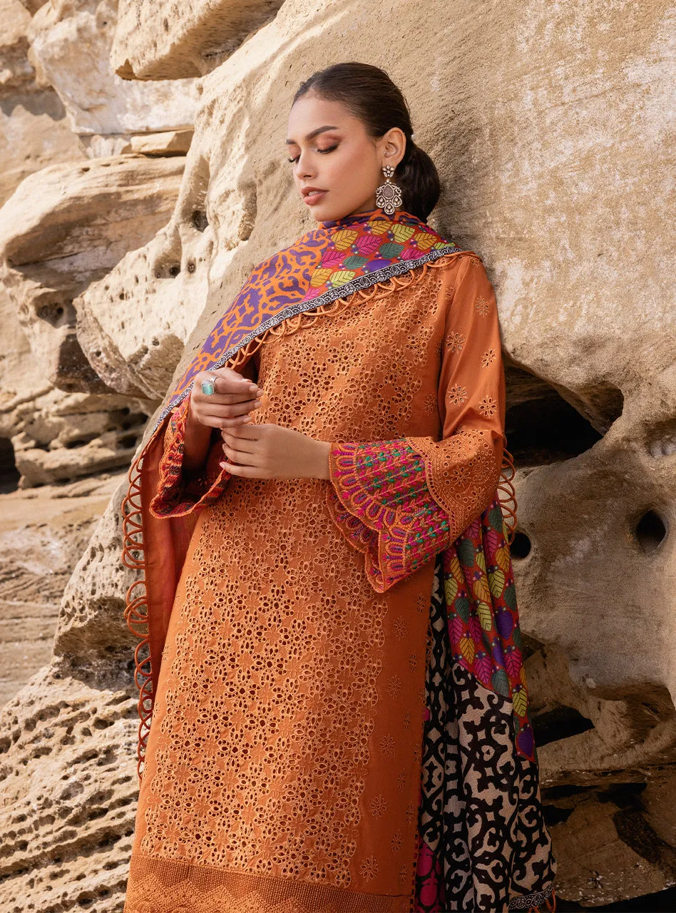 Zainab Chottani Chikankari Luxury Lawn Collection 2024 – Naysa - 4A